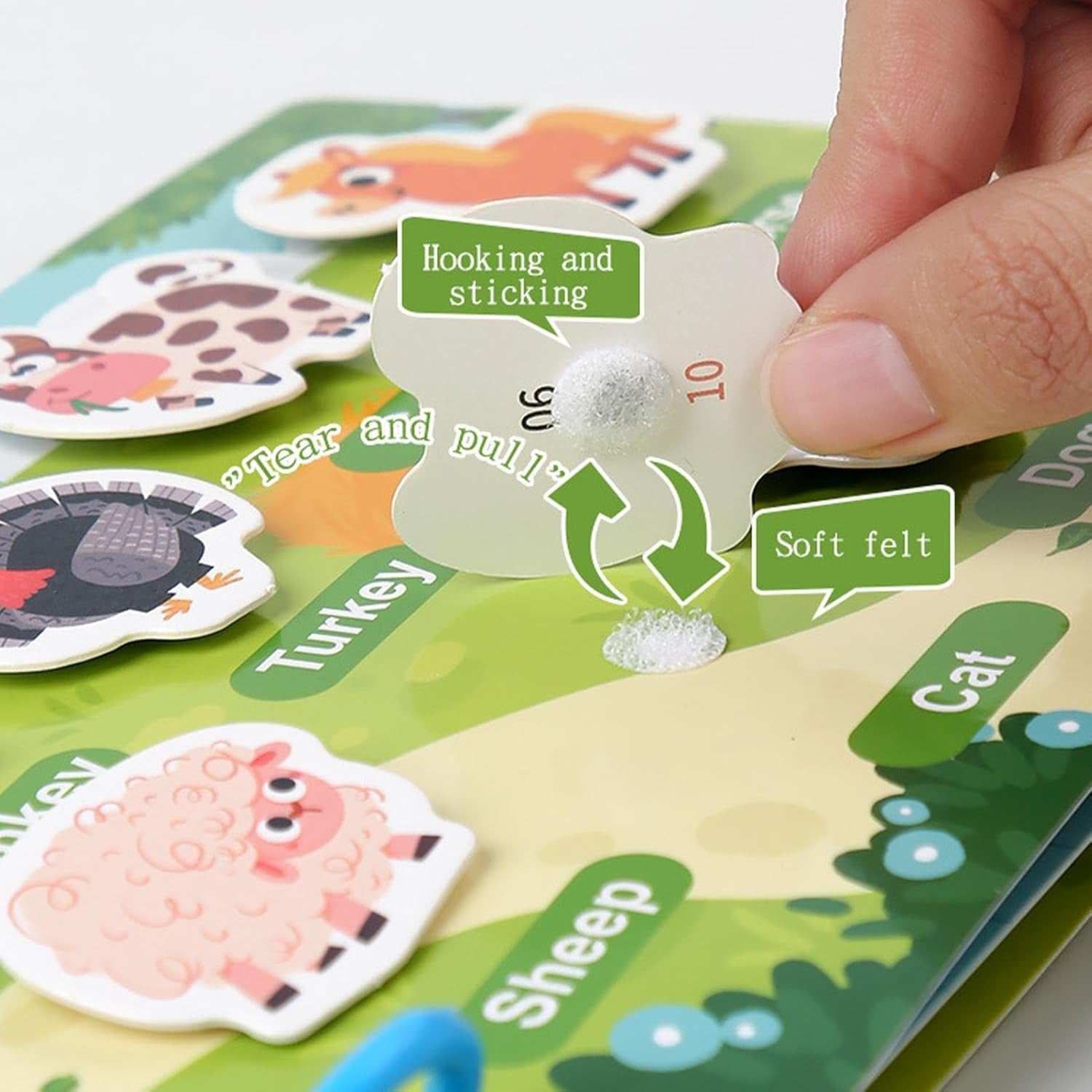 DIY Activity Busy Book for Toddlers Alphabet - 610