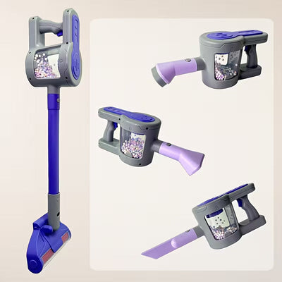 Aspirateur jouet électronique 4-en-1 violet pour enfant - 643