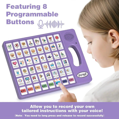 Fidtoy AAC Communication Device for Autism - Bilingual Speech Aid for Toddlers