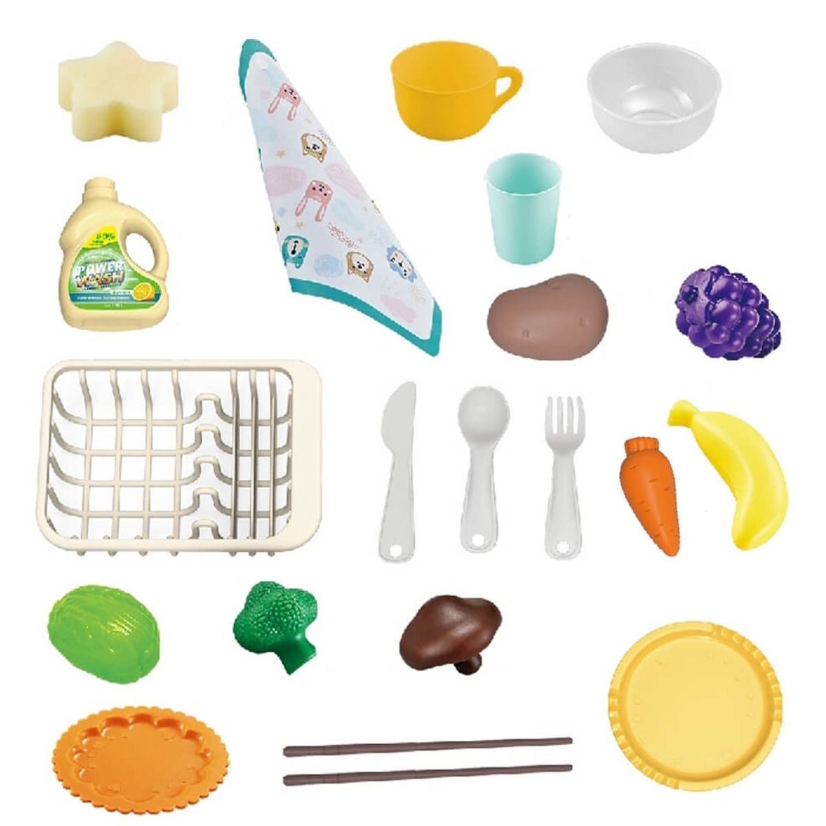 Lavavajillas Fregadero de cocina con juego de imitación de agua 23 piezas - 768