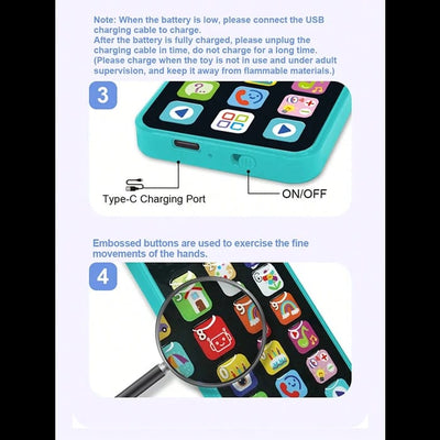 Bébé Y-Phone rechargeable avec lumières LED - 03D