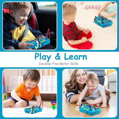 Jouets Fidtoy Montessori Busy Board pour les tout-petits