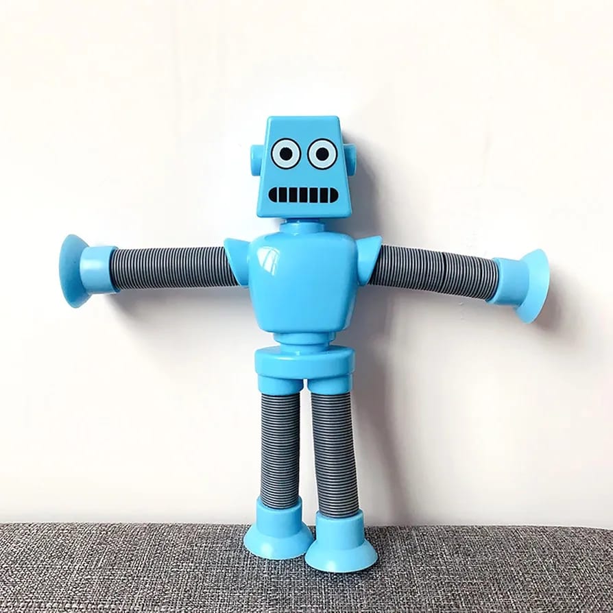 Suction Cup Robot Pop Tube Sensor Fidget Toy - 13A