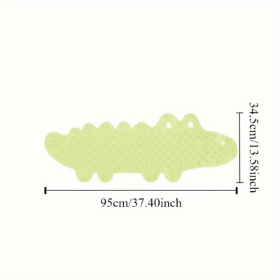 AquaJoy – Antidérapant et sûr – Tapis de bain enfant Crocodile
