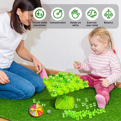 Juego familiar de desafío Árbol equilibrista de ranas - 153