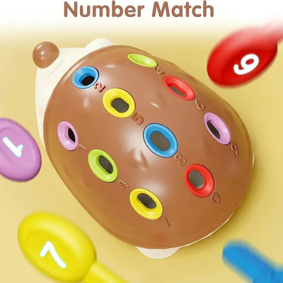 Kit de puzzle éducatif Couleurs et chiffres Hérisson - 10A