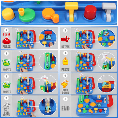 Car Adventure Toys Race Track for Toddlers