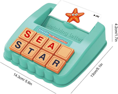 Jeu de cartes amusant d'association et d'orthographe de l'alphabet - 73C