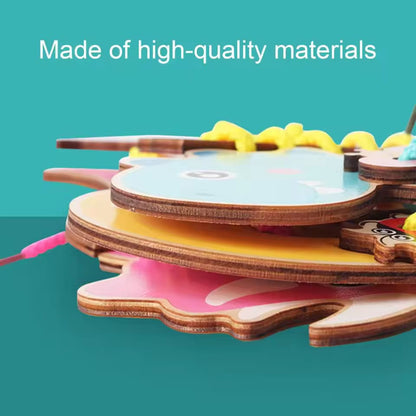 Wooden Dinosaur Threading Hand-Eye Coordination - 684