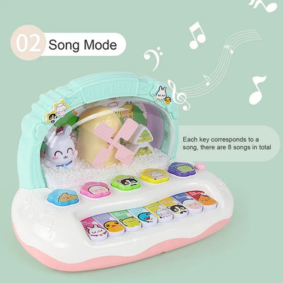 Kit de Piano de Animales de Nieve Brillante para Bebé - 349
