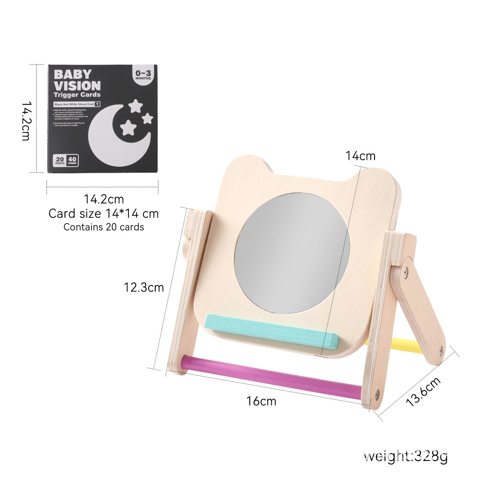 Montessori Visual Tracking Set for Babies - Development Kit