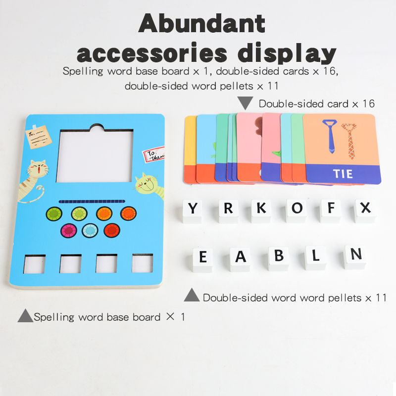 Wooden Learn to Spell Learning Kit Board - 105