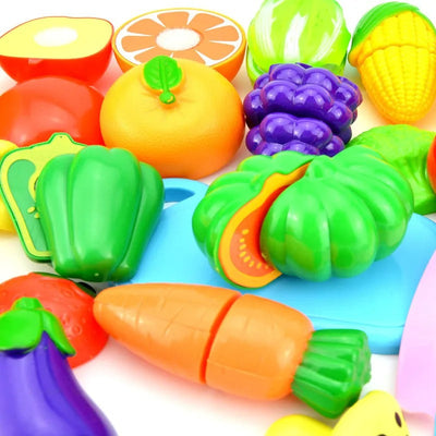 Ensemble de coupe de fruits et légumes en plastique - 12 pièces