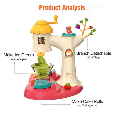 Machine à pâte à modeler créative DIY trois glaces - 001