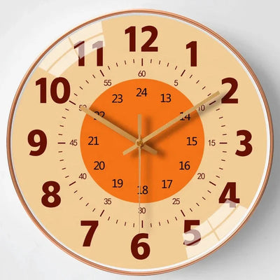 Reloj de pared decorativo para el hogar, sin tic-tac