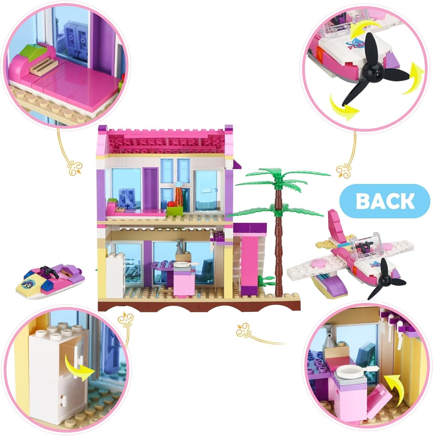 COGO Marry Days Kit de Modélisme Blocs de Construction 423 pièces - 4515