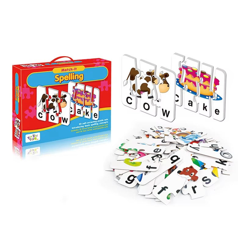 Match it Spelling 23 self correcting puzzle - 080
