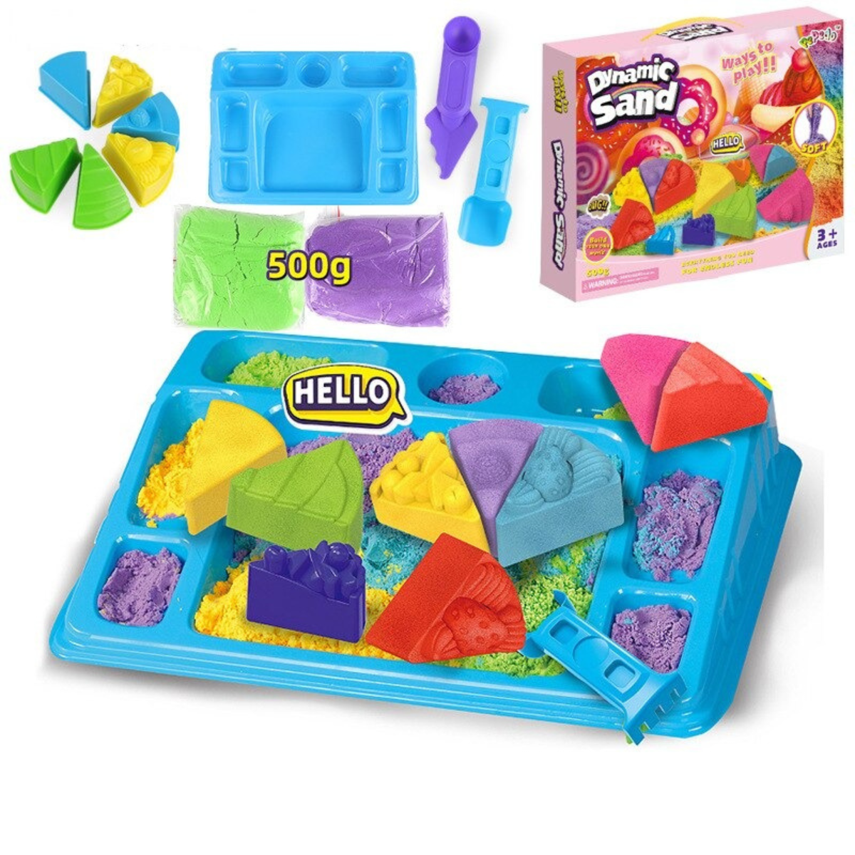 Dynamic Sand™ - Geniet van spelen en creëren met zand! - Kinetisch zand