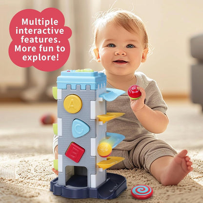 Baby Piano Slide and Seek Ball Run Track For Toddler - 303