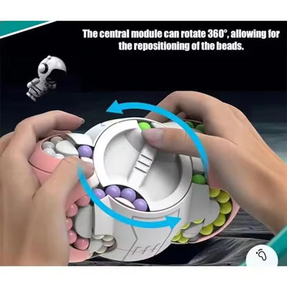 UFO Magic Bean 8 Sided Rotation Fidget Challenge Toy - 839