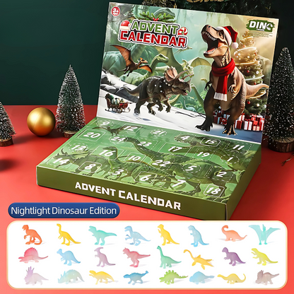 Dinosaur Advent Calendar for Kids – 24-Day Christmas Countdown with Surprise Dino Toys