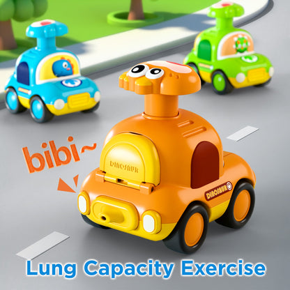 Press to Go Dinosaur Car Toys for Toddlers