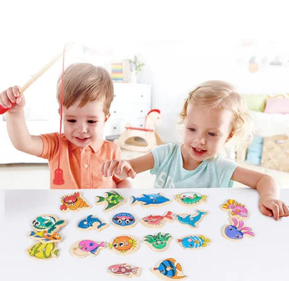 Wooden Magnetic Fishing Toy