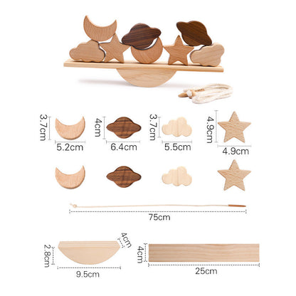 Children's Solid Wood Jenga Early Education Cognitive Toys