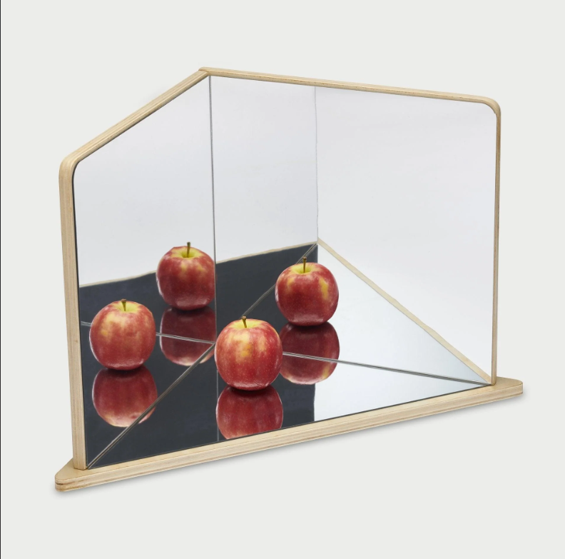 Wooden 4-Way Mirror (Factory 2nd)