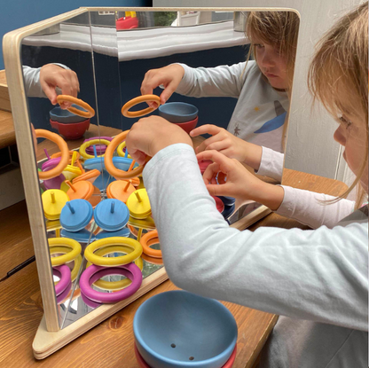 Wooden 4-Way Mirror (Factory 2nd)