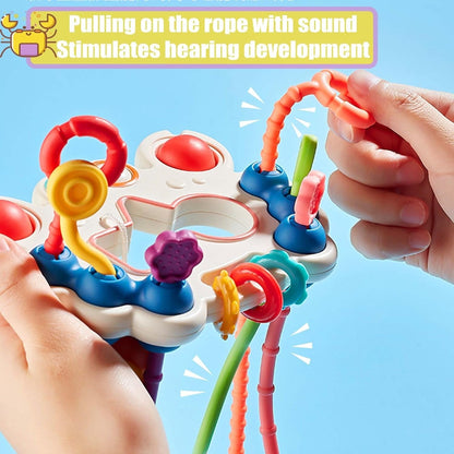 5 in 1 Pull String Motor Skills and Sensory Activity Toy - 861