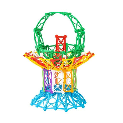 Snap N Twist Interlocking Building Blocks - 150 piece