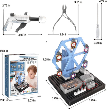 STEAM Machinery Bow and Arrow Rotating Electronic Circuit Kit - 103
