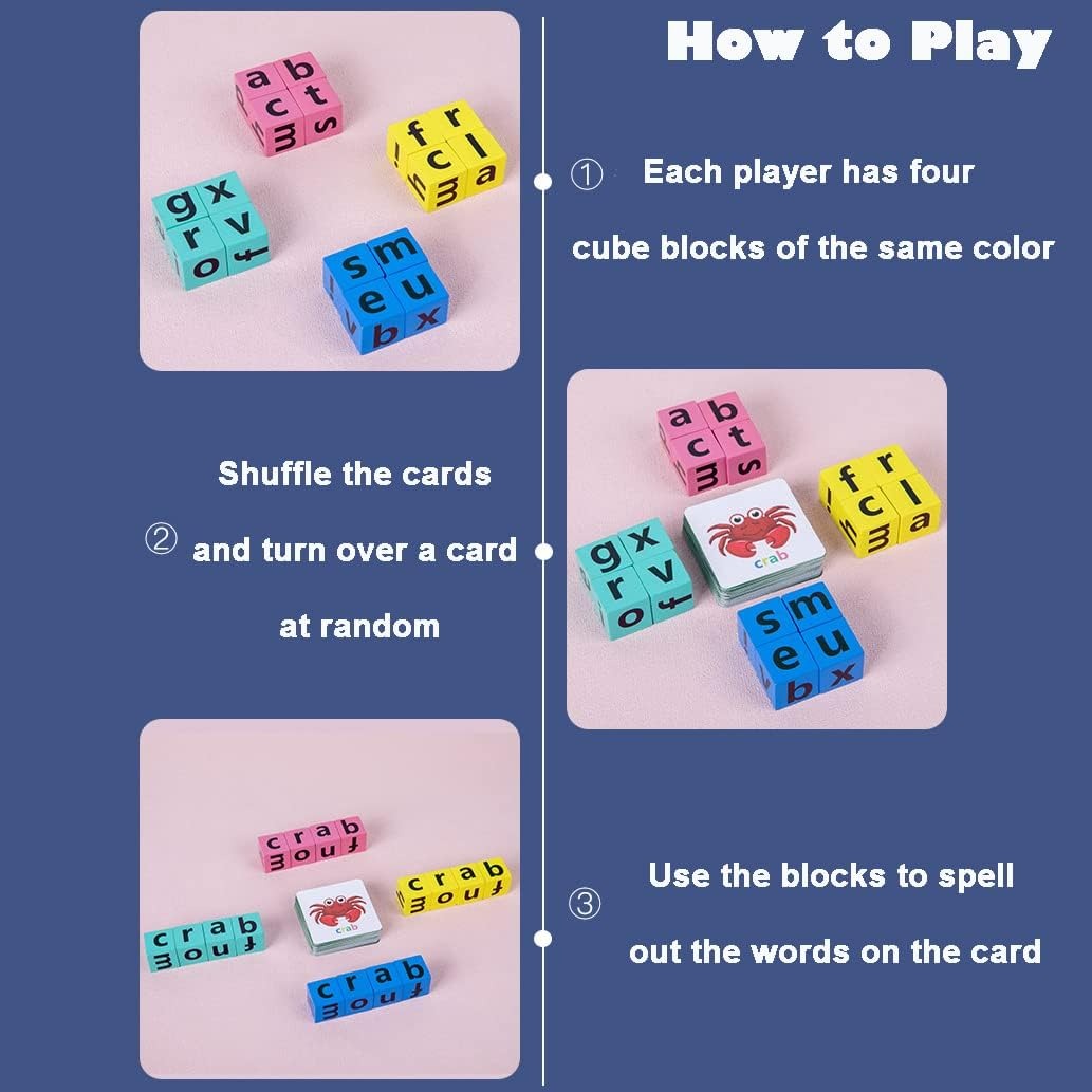 Wooden Spell the Word Learning Spelling Game - 814