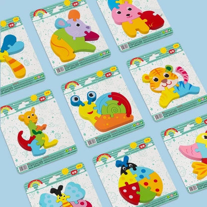 3D Cute Learning Animal Jigsaw Puzzle - Random Design