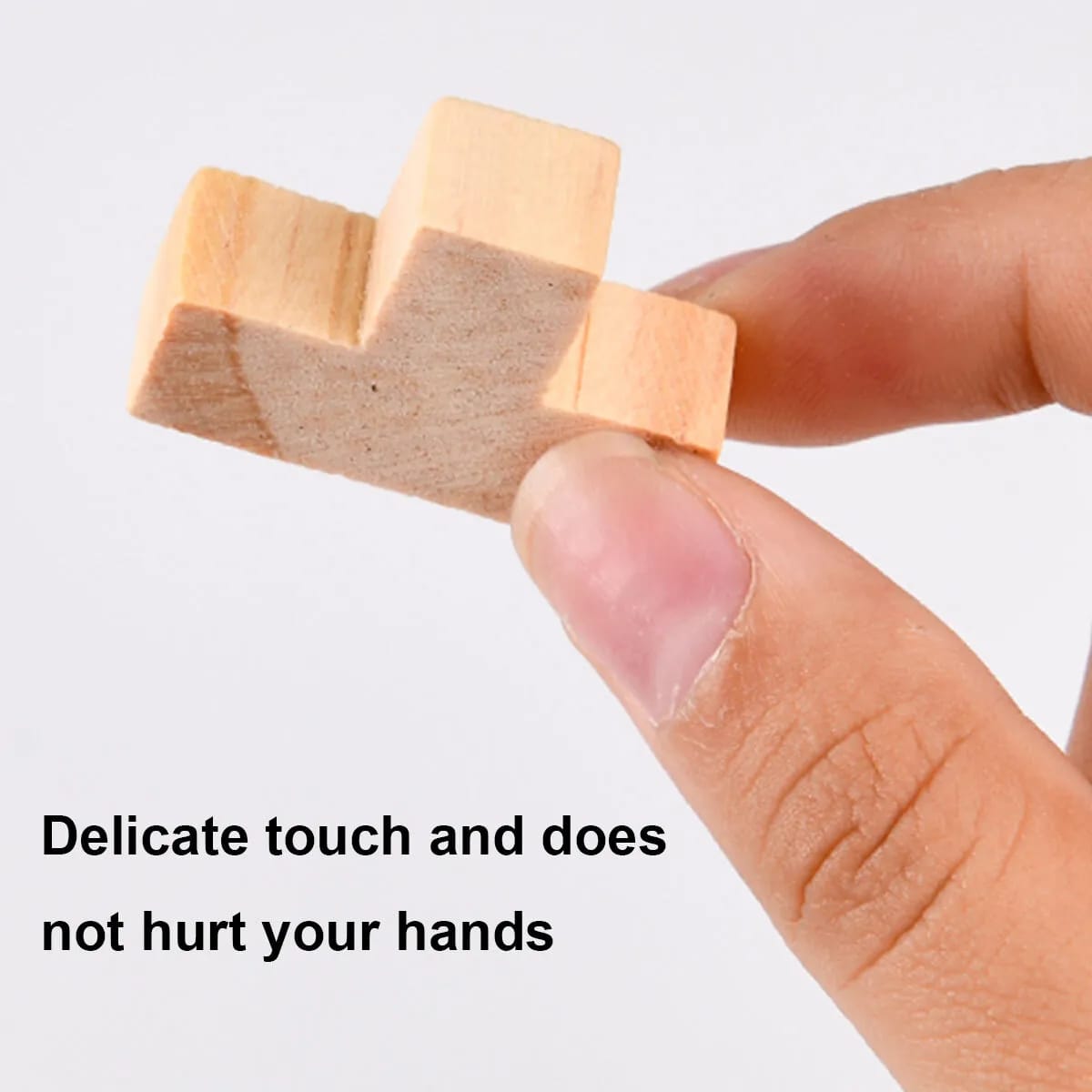 Wooden IQ Brain Teaser Puzzle Cube - 689