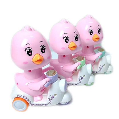 Press & Go Cartoon Chick Motorcycle - 866