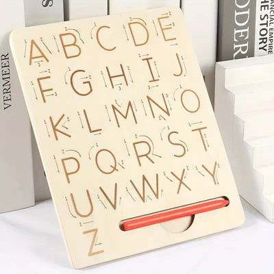 Montessori Double-Sided Alphabet Tracing Board - 324