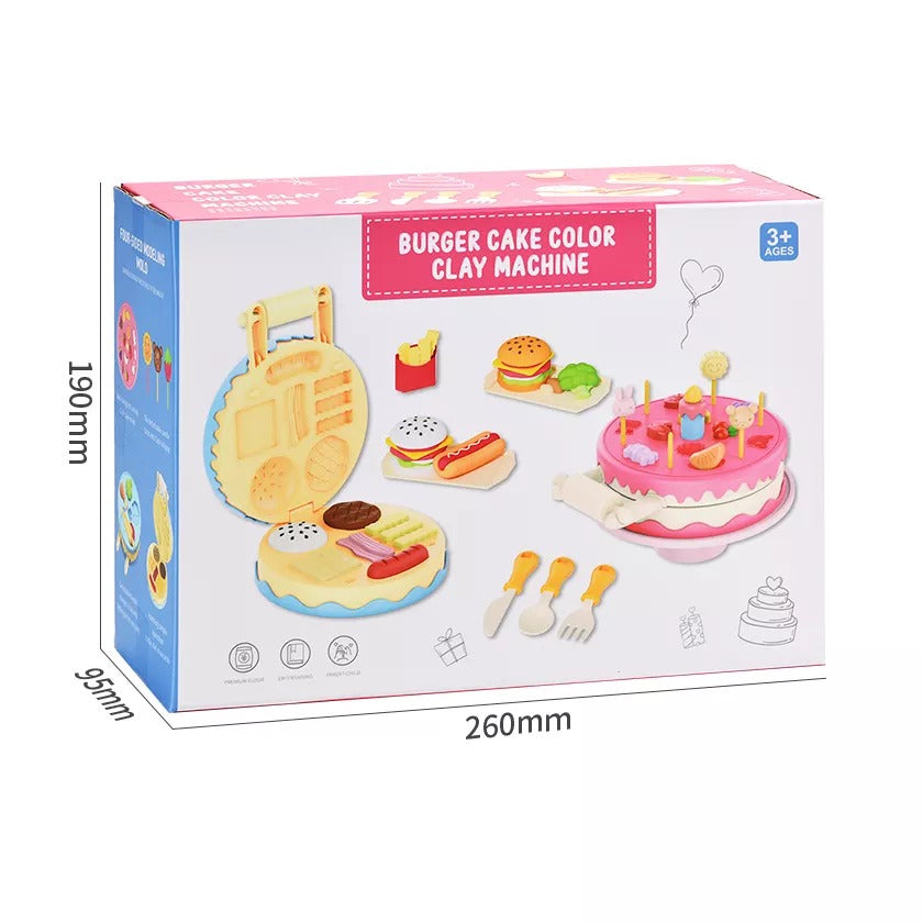 Kit de machine à pâte à modeler pour burgers et gâteaux délicieux à faire soi-même - 002