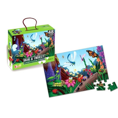 Fidtoy Giant Bugs and Insects Floor Puzzle for Kids