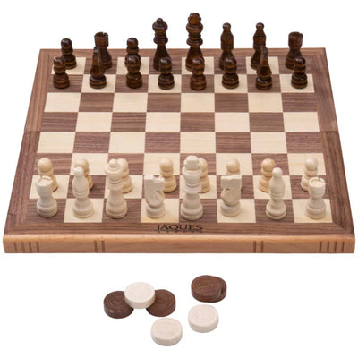 Set de ajedrez y backgammon Jaques London de segunda