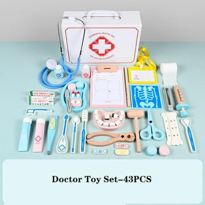 Juego de imitación de doctor de madera para niños - 920