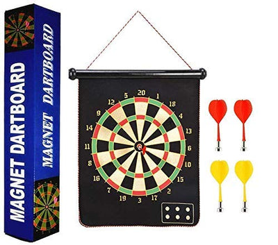 Fidtoy Magnetic Dart Board Set for Kids and Family Play