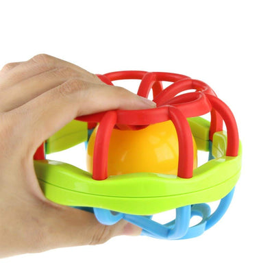 Fidtoy Baby Rattle Ball and Maraca Set Food Grade ABS Sensory Toy