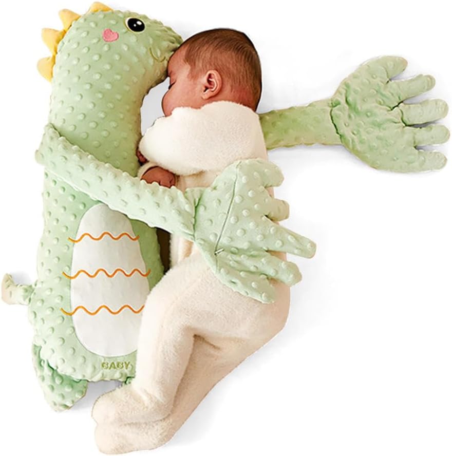 Fidtoy PatPat Pal - Dinosaur Plush Toy with Gentle Patting Function for Baby Sleep