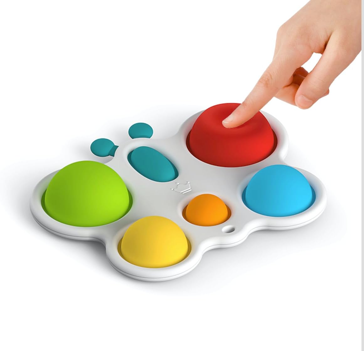 Butterfly Dimple Busy Board - Sensory Toy for Babies 6 Month - 3 Years, Ideal for Tummy Time, Early Education, and Fidget Relief, Perfect Baby Gift for 6 Months and Up, Toddler Baby Toys