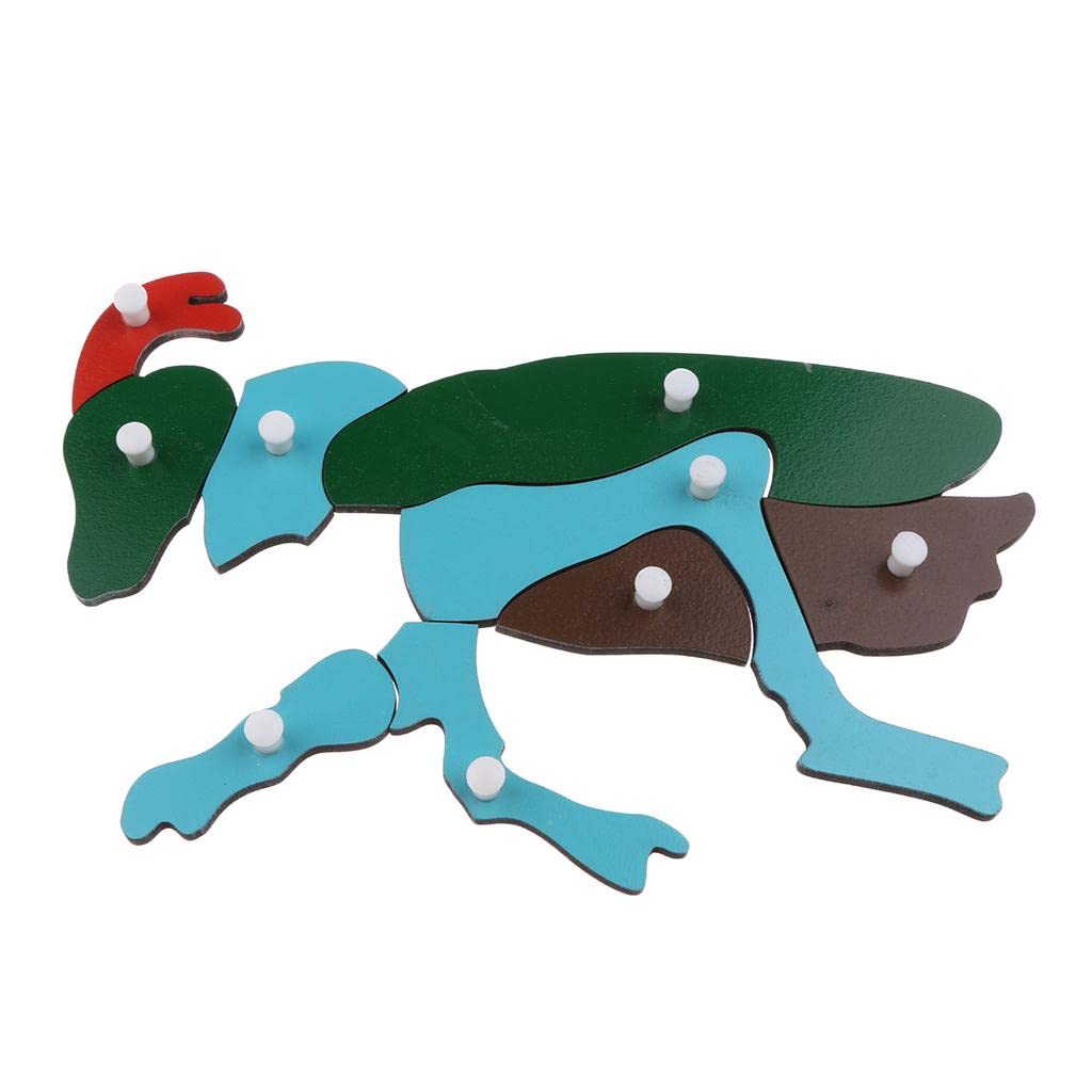 Montessori Wooden Animals Jigsaw Puzzle Panel Kids Baby Toys Ant | 1 Set Wooden Puzzle Toy