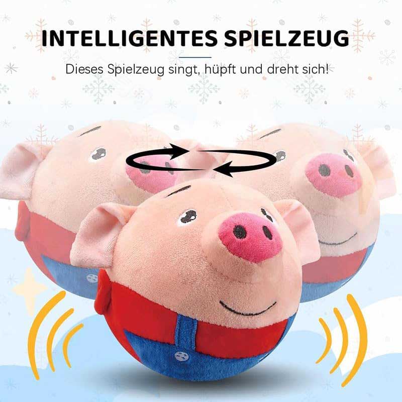 Fidtoy Jouet en peluche interactif pour bébés et animaux de compagnie | Jouet sonore rebondissant pour jouer à la maison