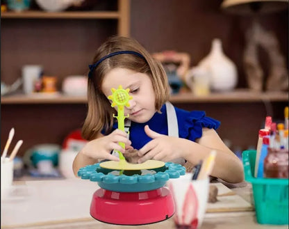 DIY Sunflower Pottery Machine