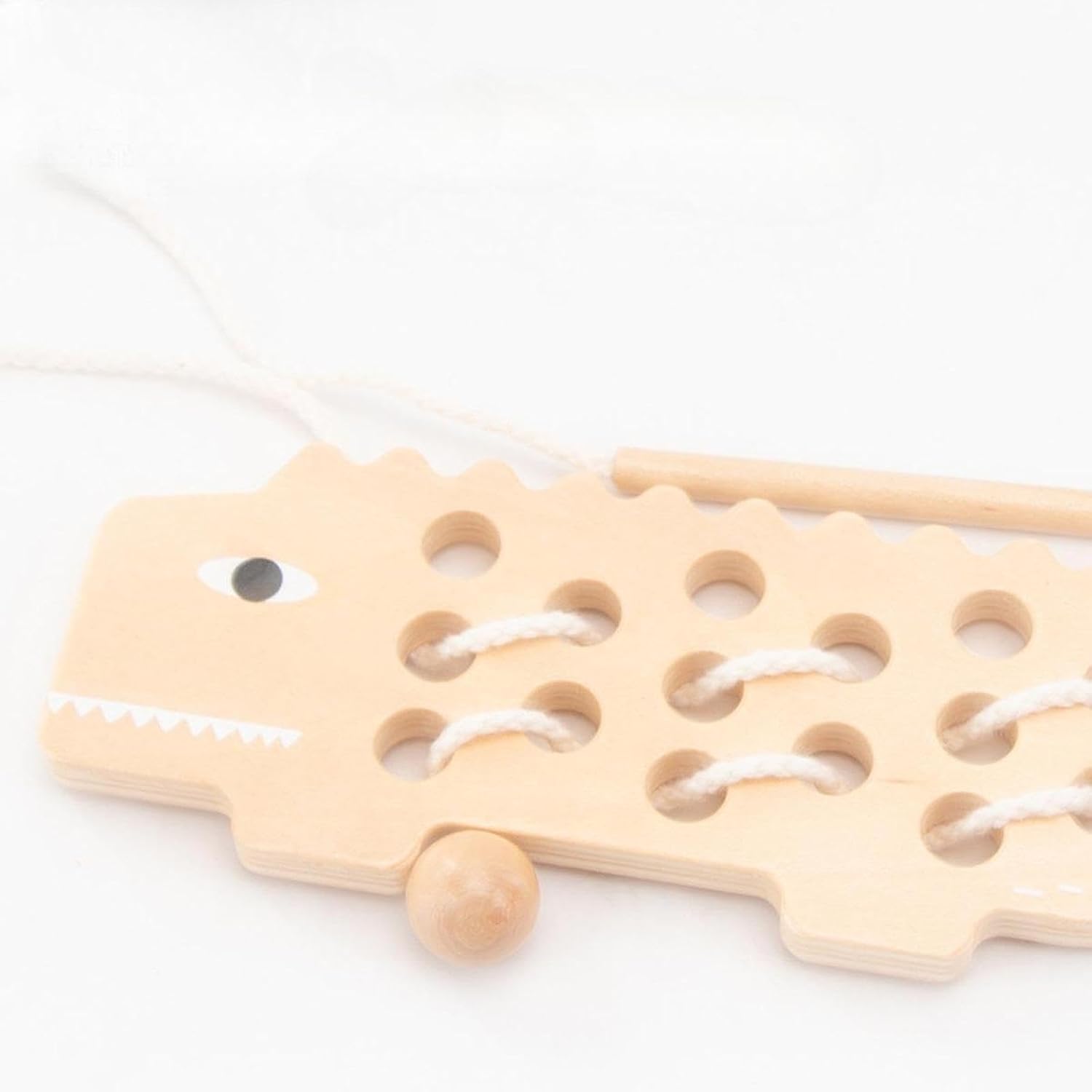 Lyla Wooden Lacing Board Sewing Fine Motor Skills for Preschool Kids Kindergarten